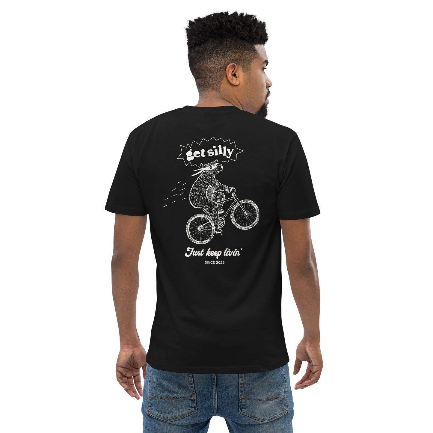 Get Silly Black Tee