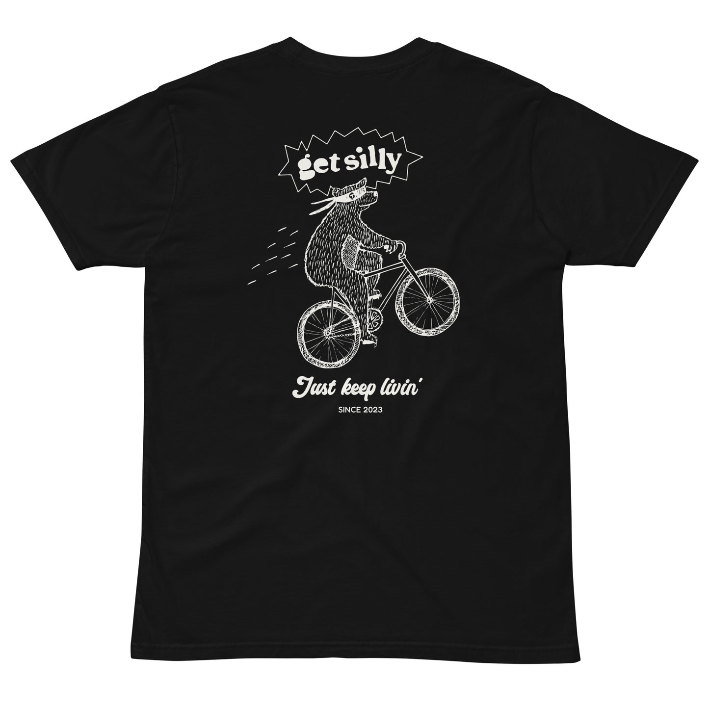 Get Silly Black Tee