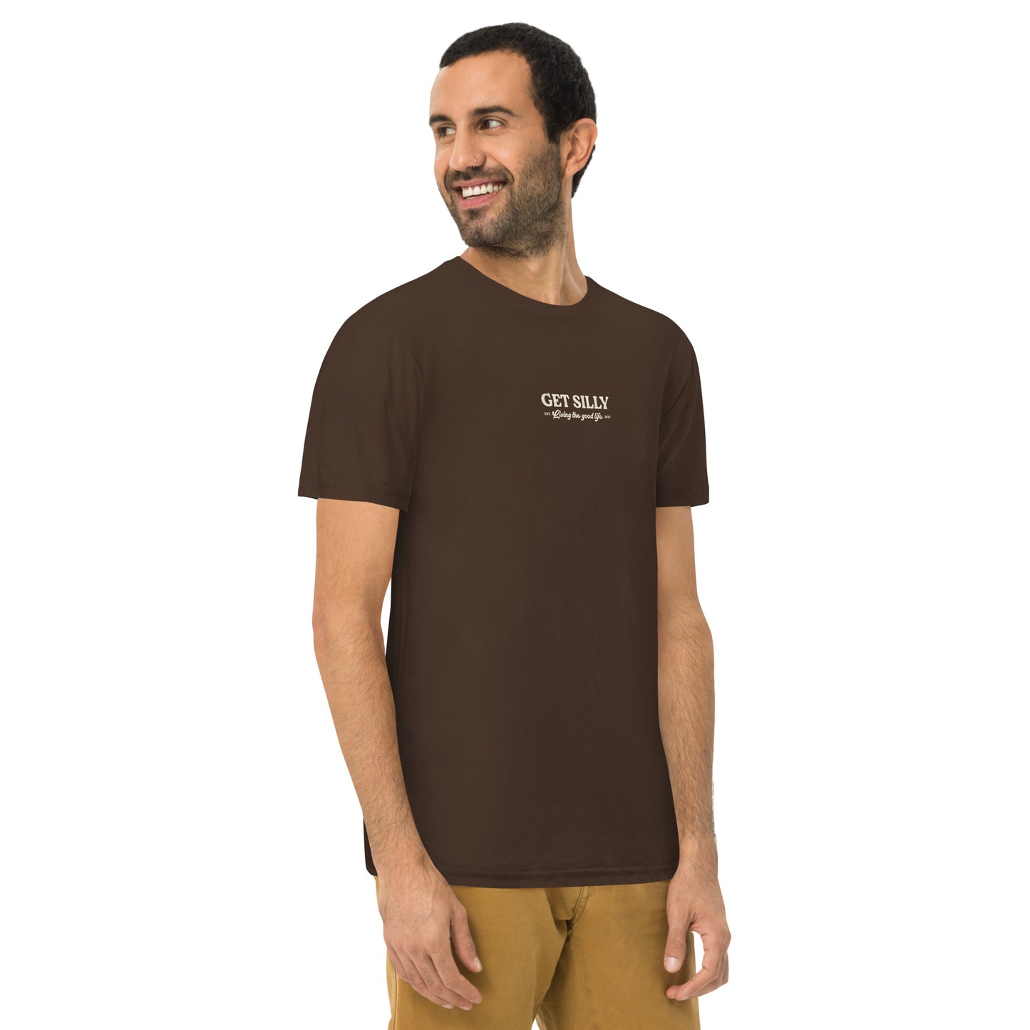 Silly Sausage Tee Chocolate