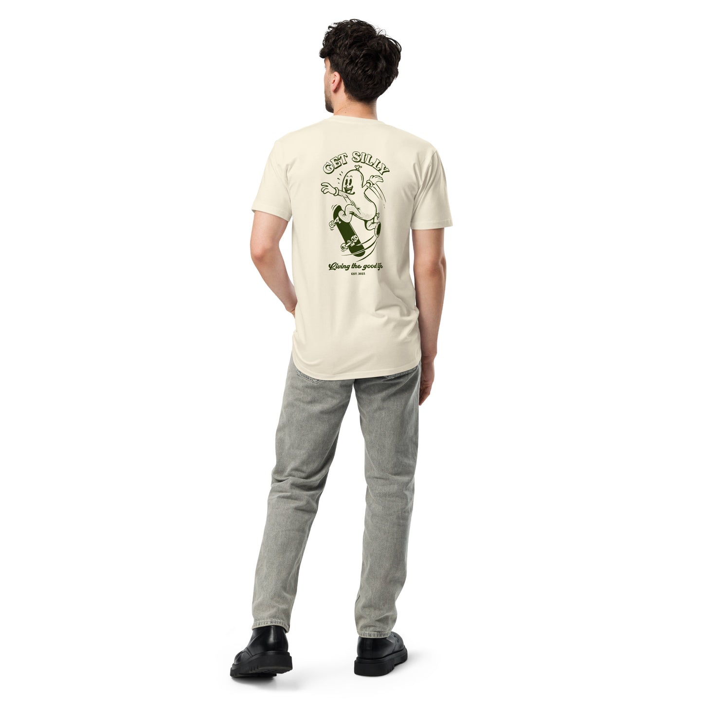 Silly Sausage Unisex Tee Natural