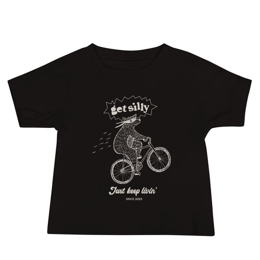 Get Silly Baby Black Tee