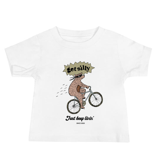 Get Silly Baby White Tee